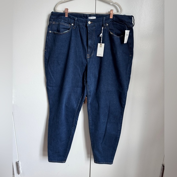Good American Dark Blue Denim Jeans - Picture 2 of 6